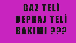 MOTOSİKLET DEPRİYAJ TELİ BAKIMI / GAZTELİ BAKIMI /  ÖN BALATA DEĞİŞİMİ / HONDA cbf 150