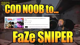 He Went From a COD NOOB to FaZe SNIPER in 14 Years