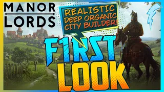 Deep, Organic, Realistic, City Builder, Colony Sim『First Look』 Manor Lords