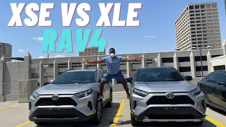 Comparing 2022 RAV4 Hybrid XSE AND XLE Trims