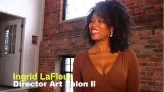 Sabrina Nelson With Ingrid LaFleur At Art Salon II