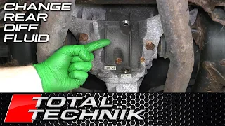 How to Change Rear Diff Fluid - Audi, VW, Seat, Skoda, Porsche (VAG Group)