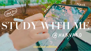 1-HOUR STUDY WITH ME | First Midterm at Harvard 하버드 중간고사 스터디윗미