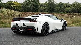 Ferrari SF90 with Novitec exhaust system