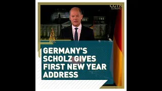 Germany's Scholz gives first new year address