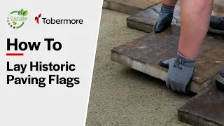 How to lay Historic Paving Flags on a patio