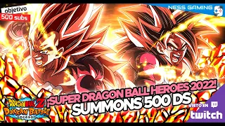 🐉 DOKKAN BATTLE | 😍 ¡VUELVE SUPER DRAGON BALL HEROES! SUMMONS 500 DS