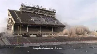 TCU Amon G. Carter Stadium Implosion 6-cam composite HD