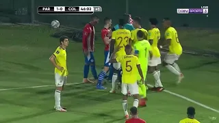 Paraguay vs Colombia 1-1 Highlights & Goals