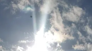 F-18 flyover