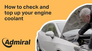 How to check engine coolant level in your car and top it up | AdmiralUK