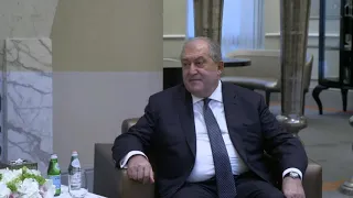 Նախագահ Արմեն Սարգսյանը հանդիպել է Կատարի ներդրումային հիմնադրամի ներկայացուցիչների հետ