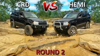 Jeep Grand Cherokee 4x4 Challenge - CRD vs HEMI - Part 2