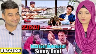 Ziddi Movie Best Action Scene Reaction | Sunny Deol Best Fight Scene From Ziddi Movie | Amber Rizwan