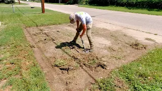 Man hasn't SEEN his yard look THIS good in 8 YEARS - I TRANSFORMED this Crazy Mess FOR FREE