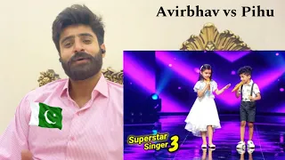 Pakistani Reaction on Pihu and Avirbhav | Superstar Singer 3