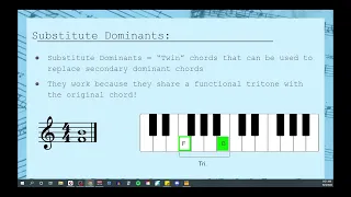 Substitute Dominants | Quick Theory