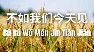 Bu Ru Wo Men Jin Tian Jian 不如我们今天见 - 品冠 （Victor Wong）Cover by Elvis 【动态歌词 Pinyin Lyrics】