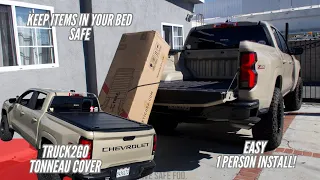 2023 Chevy Colorado mods : bed cover install