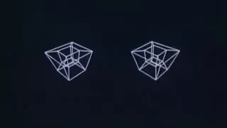 Hypercube (1965) - First stereoscopic  3D computer animation