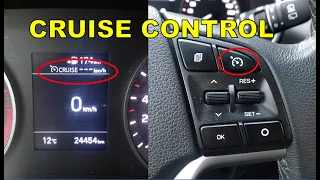 How To USE Cruise CONTROL - Hyundai Tuscon 2020