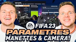 TUTO FIFA 23 - NOS RÉGLAGES CAMÉRAS & MEILLEURS PARAMÈTRES MANETTE ! #1