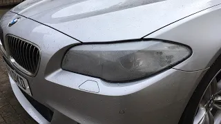 BMW headlights condensation