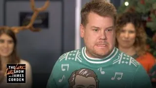 James Corden Hosts His Staff's Secret Santa Gift Exchange