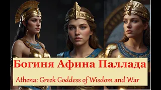 Goddess Athena Pallas. Athena:  Greek Goddess of Wisdom and War