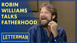 Robin Williams Talks Fatherhood And Trying To Learn To Play Saxophone | Letterman
