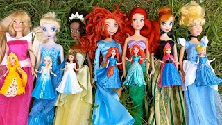 Disney Princess Doll Makeover ~ DIY Miniature Ideas for Barbie - Wig, Dress, Faceup, and More! DIY