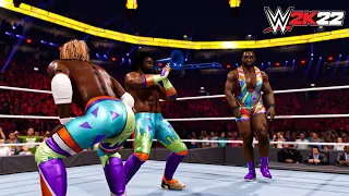 WWE 2K22 - 6 Man Tornado - Big E,Kofi Kingston,Xavier Woods,Alexander,Titus O'Neil, Apollo Crews