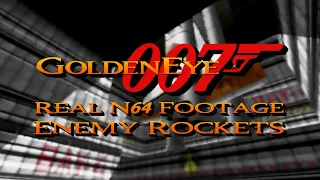 GoldenEye 007 - Aztec - 00 Agent [Enemy Rockets] [Real N64 Footage]