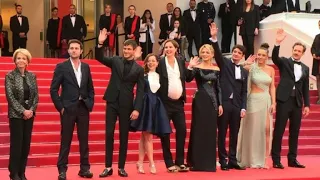 Cannes red carpet for Justine Triet's "Sibyl"