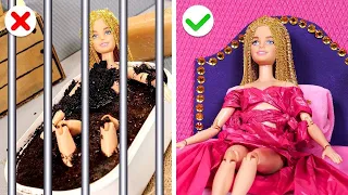 Oh Non, Barbie Est En Prison ! *Gadgets Cools Pour Relooking De Poupée* par Gotcha!