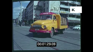 1965 Frankfurt Streets, 1960s Germany in HD from 35mm