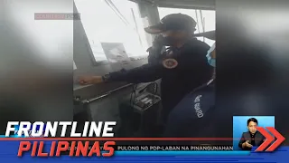 Navy warship ng China na namataan sa Palawan, pinaalis ng PCG