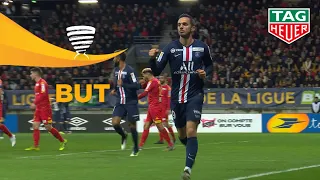 But Pablo SARABIA (21')/Le Mans FC - Paris Saint-Germain(1-4)(1/8 de finale)(LEMANS-PARIS)/2019-20