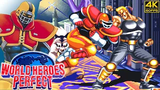 World Heroes Perfect - Johnny Maximum (Arcade / 1995) 4K 60FPS