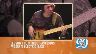 Modern Electric Bass - Jaco Pastorius - "Arpeggios and Double Stops"