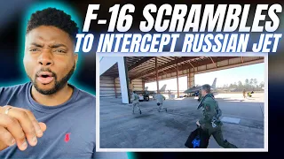 🇬🇧BRIT Reacts To A US MILITARY F16 SCRAMBLES TO INTERCEPT A RUSSIAN FIGHTER JET!