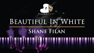 Shane Filan - Beautiful In White - Piano Karaoke / Sing Along Cover with Lyrics