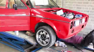 Golf MK1 1.8T 20V timelapse build