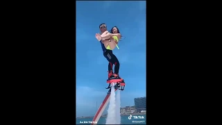 Flyboard | Do you like flyboard swimsuit beautiful girl in waterpark | Áo Dài TikTok