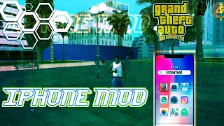 I phone mod in gta San Andreas Android