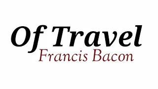Of Travel by Francis Bacon in Hindi