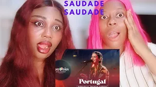 I MADE MY FRIEND REACT TO MARO - SAUDADE SAUDADE - EUROVISION 2022