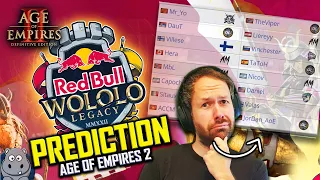 AoE 2 - Red Bull Wololo Main Event - Bracket & Prediction