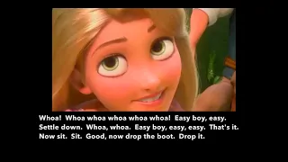 Learn/Practice English with MOVIES (Lesson #92) Title: Tangled