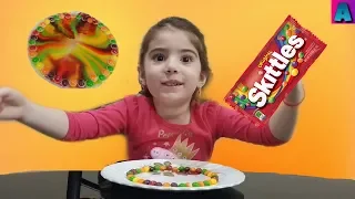 Как сделать Скитлс радугу. Skittles rainbow